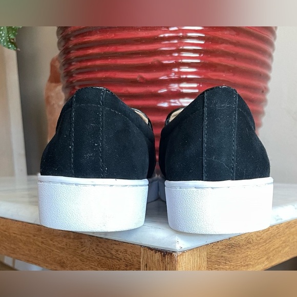 Vionic Midi Slip-On Sneakers Sz 8 Snake Print Suede Leather Comfort Shoe - Picture 9 of 10